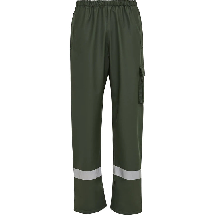 ELKA Rainwear - Dry Zone D-Lux trousers with reflective stripes - Olive