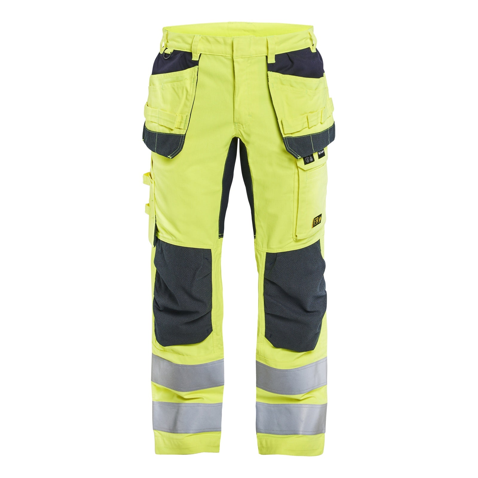Blaklader BLAKLADER 15871512 | Multinorm inherent trousers with stretch Hi Vis Reflective Work Trousers Men - Ripstop Fabric - 158715123389