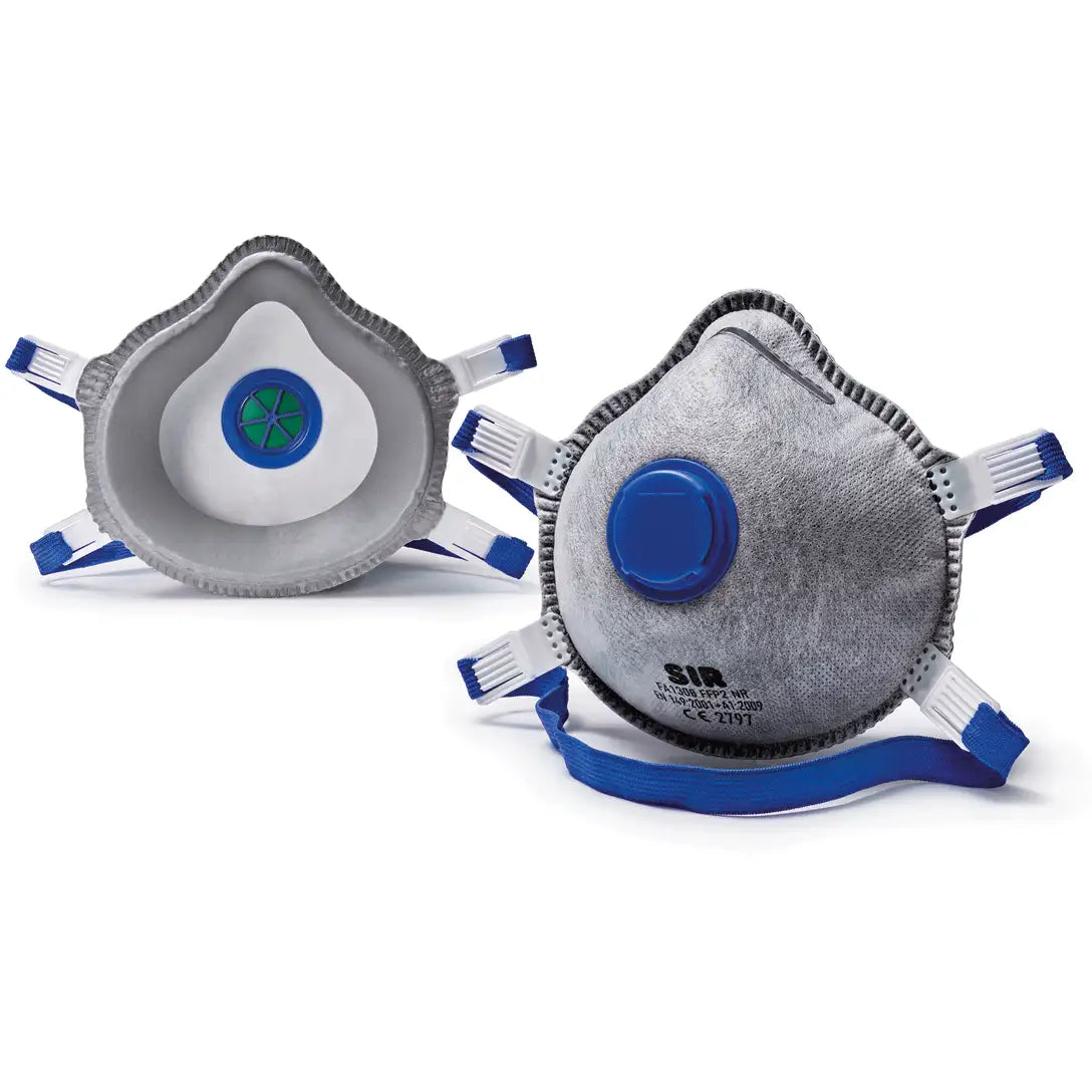 Sir Safety High-eff respirator FFP2NR carbon w/v - FA1308