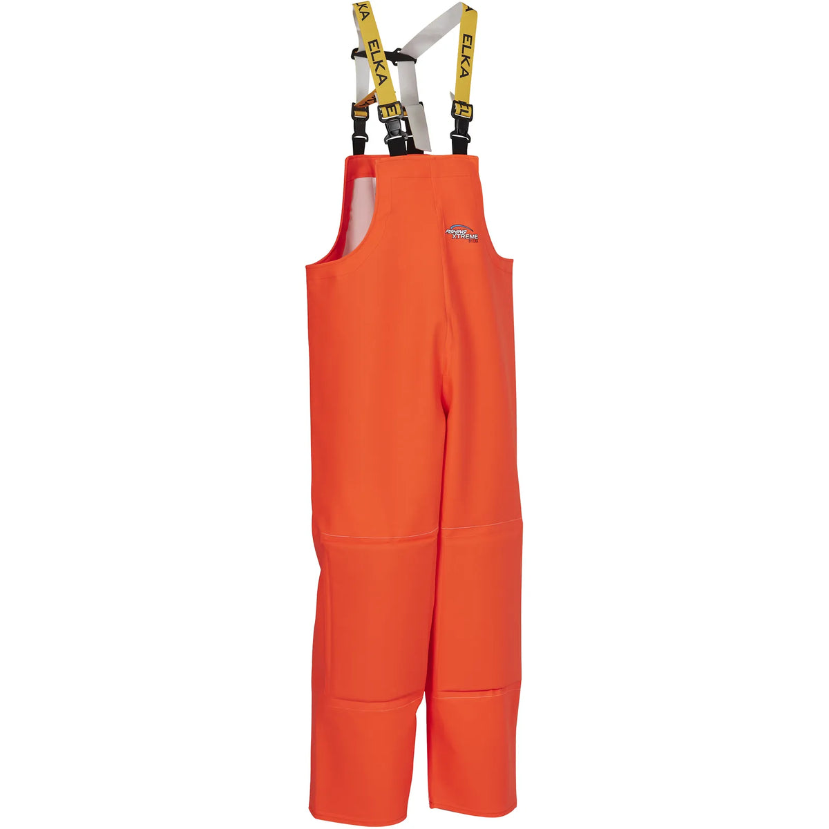 ELKA Rainwear - Fishing Xtreme Bib & Brace with knee patch - Fluorescent Orange