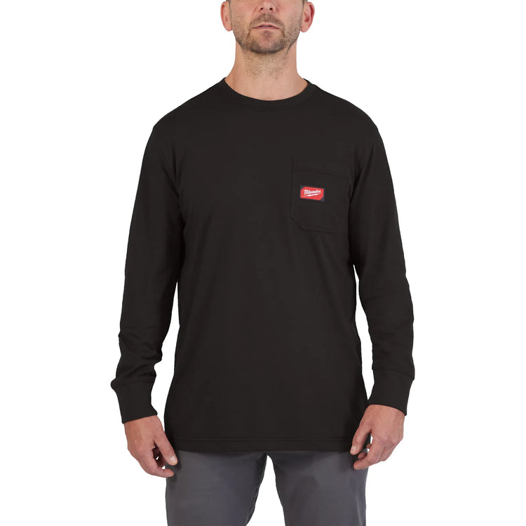 Milwaukee Long Sleeve Work T-Shirt WT LS - Black