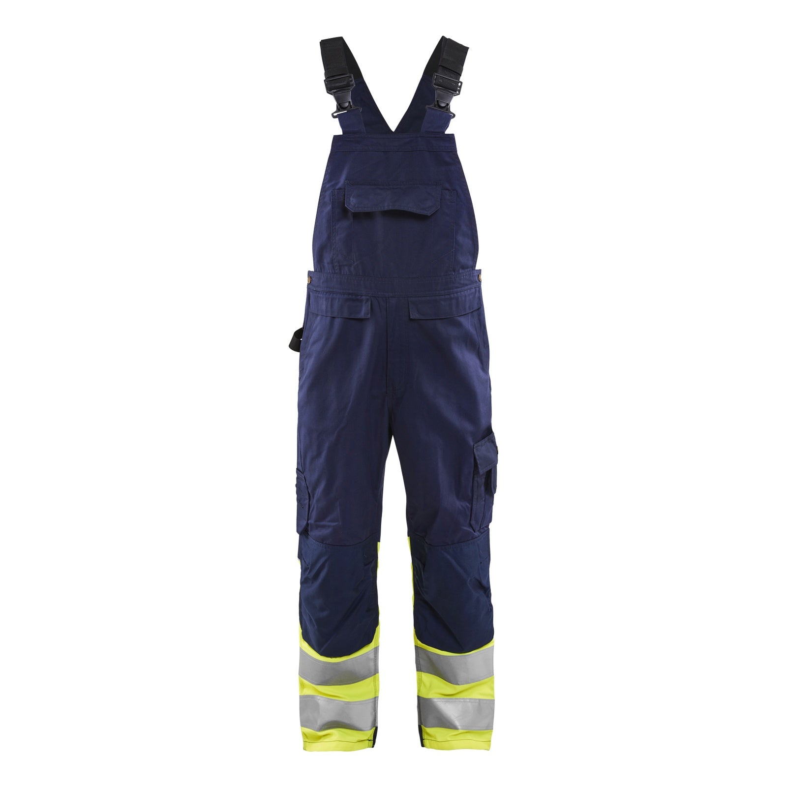 Blaklader BLAKLADER 26621800 Hi Vis Bib overall Hi Vis Reflective Work Bib Trousers Men - Class 1 Certified - 266218008933