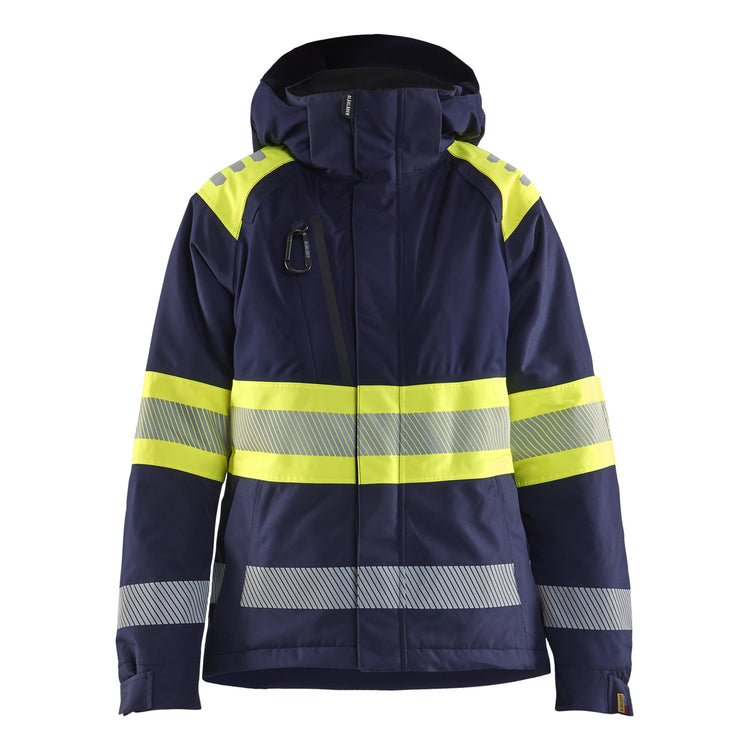 Blaklader BLAKLADER 44701977 Women’s Hi Vis Winter Jacket Hi Vis Reflective Work Jacket WOMEN - Waterproof - 447019778933