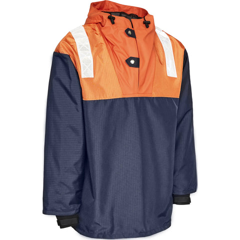 ELKA Rainwear - Fishing Shield Smock - Orange/Navy