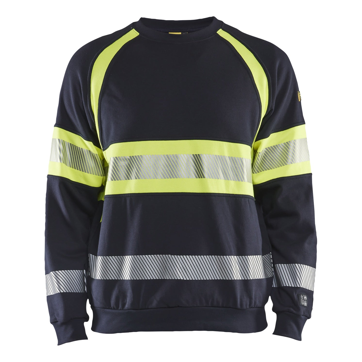 Blaklader BLAKLADER 34591762 MULTINORM Hi Vis Reflective Work Sweatshirt MEN - Flame Retardant - 345917628933