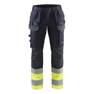 Blaklader BLAKLADER 14871512 Multinorm Inherent trousers with stretch Hi Vis Reflective Work Trousers Men - Ripstop Fabric - 148715128933