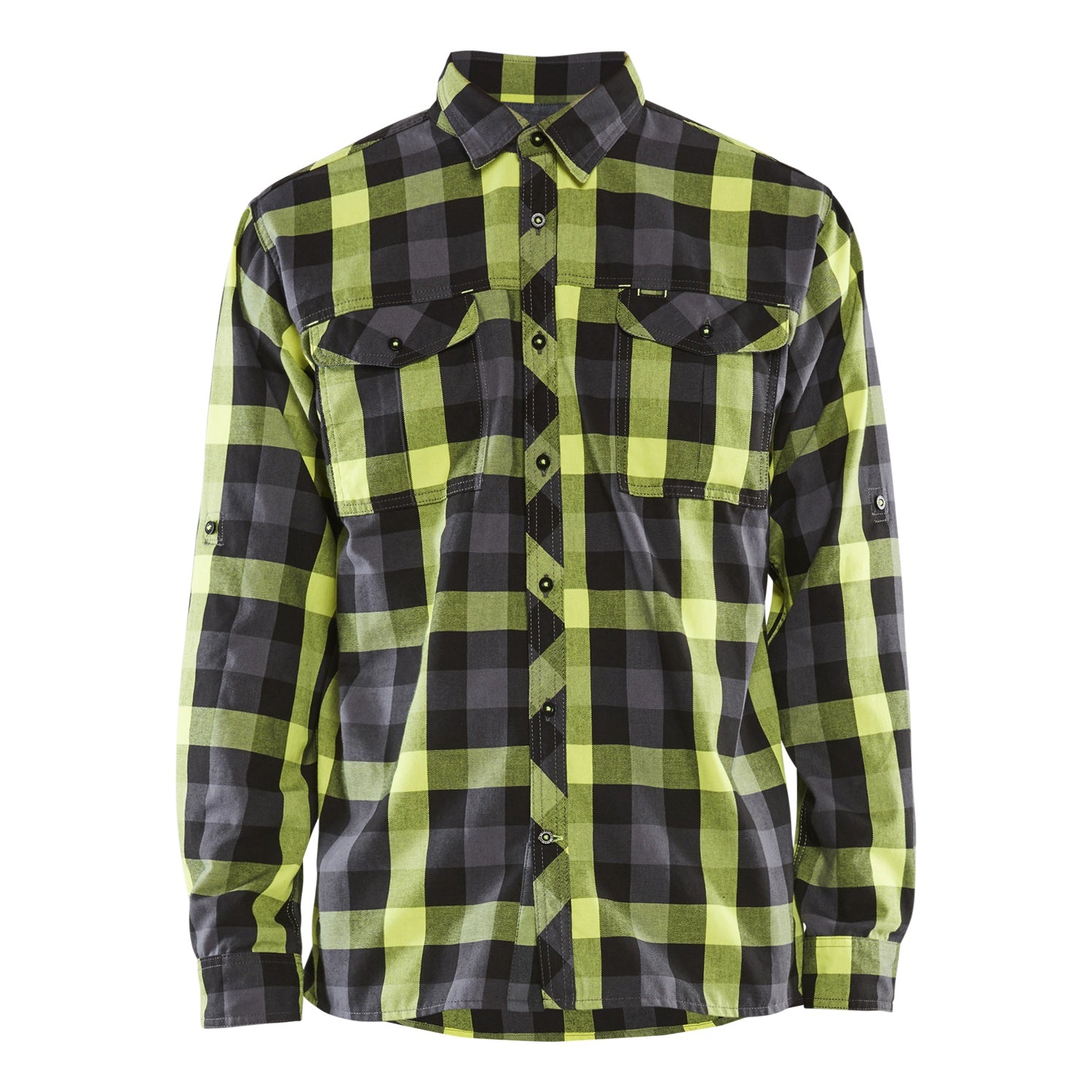 Blaklader BLAKLADER 32991153 Flannel shirt Long Sleeve Work Shirt MEN - Flannel One Side Brushed - 329911539933