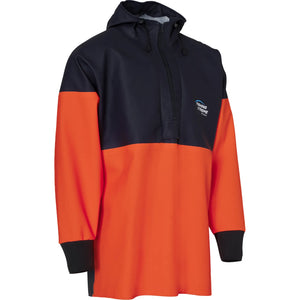 ELKA Rainwear - Fishing Xtreme Smock w/neoprene cuff - Fluorescent Orange/Navy