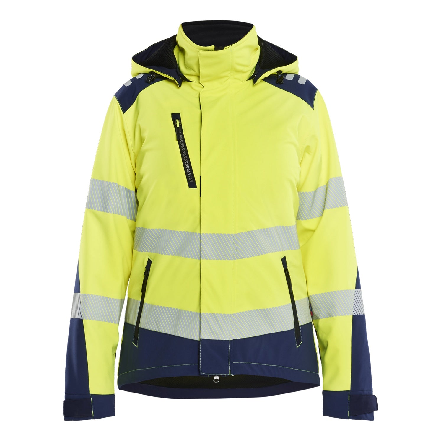 Blaklader BLAKLADER 44012513 Women's Hi vis Lightweight lined Winter Softshell Jacket Hi Vis Reflective Softshell Work Jacket WOMEN - Waterproof - 440125133389