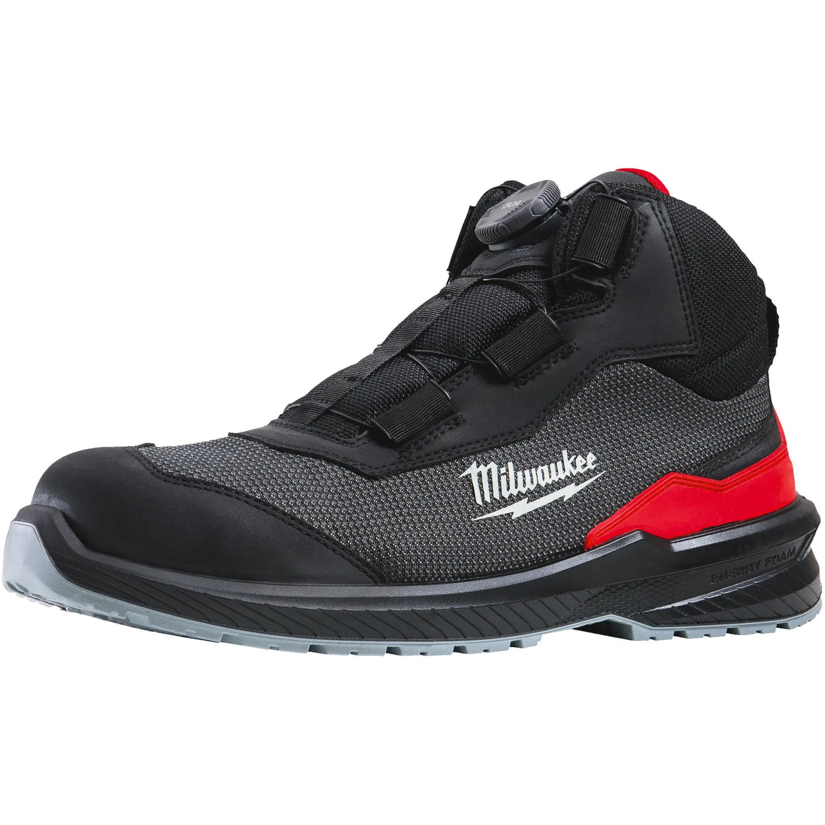 Milwaukee FLEXTRED™ S1PS BOA® Mid-Cut Safety Shoes ESD B1M110133 - Black