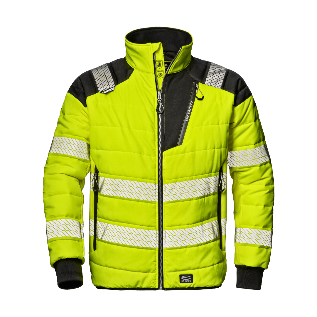 Sir Safety SIR SAFETY STORM RUSH Hi Vis Reflective Softshell Work Jacket MEN Safety Jacket - Water Repellent - MC3632EE