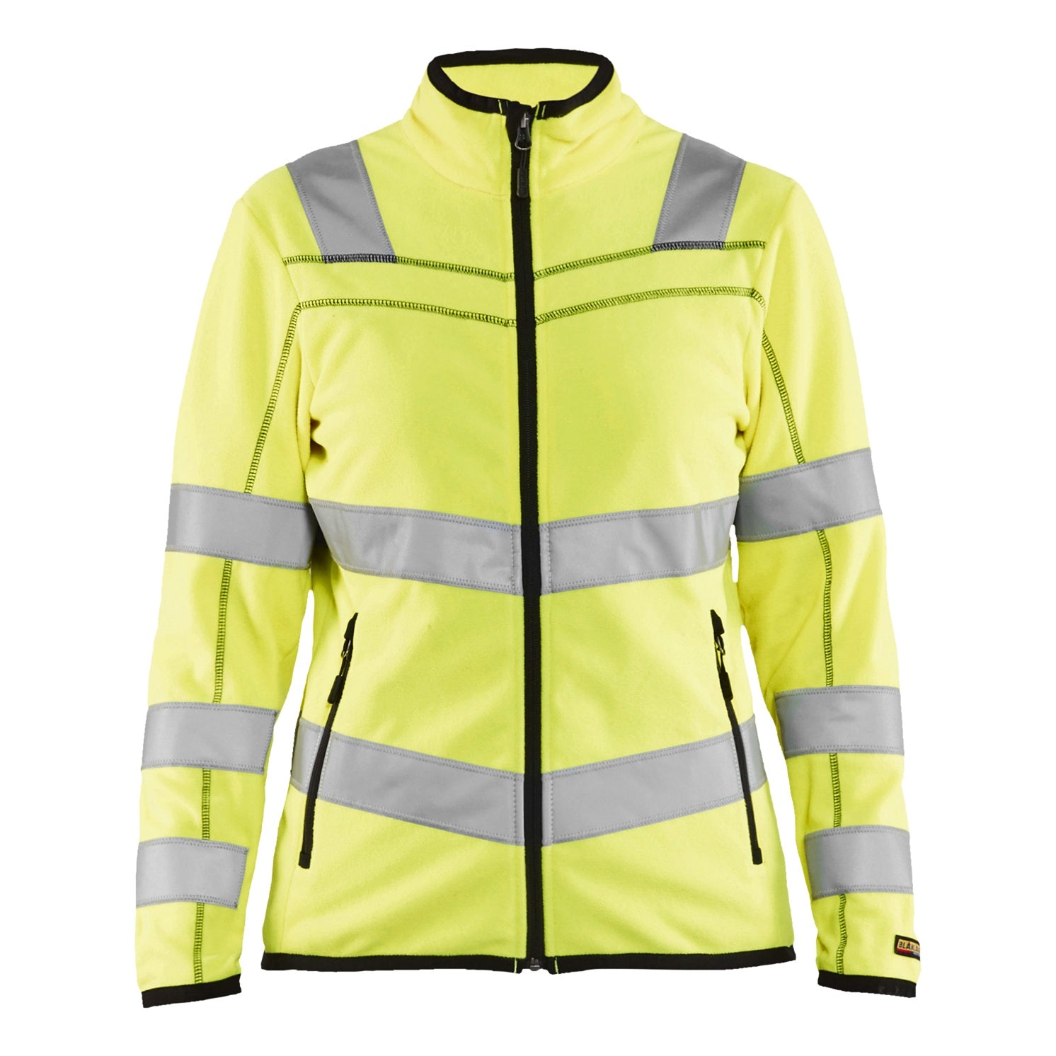Blaklader BLAKLADER 49661010 Women's Hi Vis microfleece jacket Hi Vis Reflective Work Jacket WOMEN - Antipilling Fleece - 496610103300