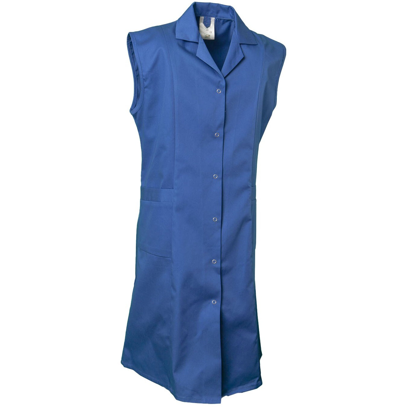 Planam Ladies Coat sleeveless royal blue - Main