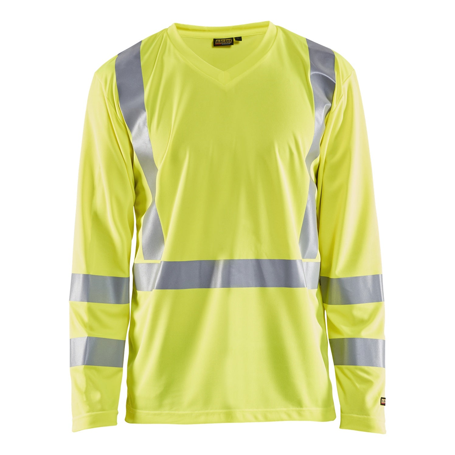 Blaklader BLAKLADER 33831011 Hi Vis UV long sleeved T shirt Hi Vis Reflective Long Sleeve Work T-Shirt MEN - 100% Polyester - 338310113300
