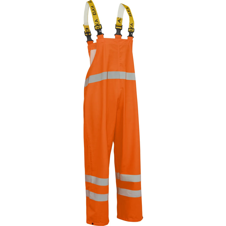 ELKA Rainwear - Dry Zone Visible Bib & Brace - Fluorescent Orange