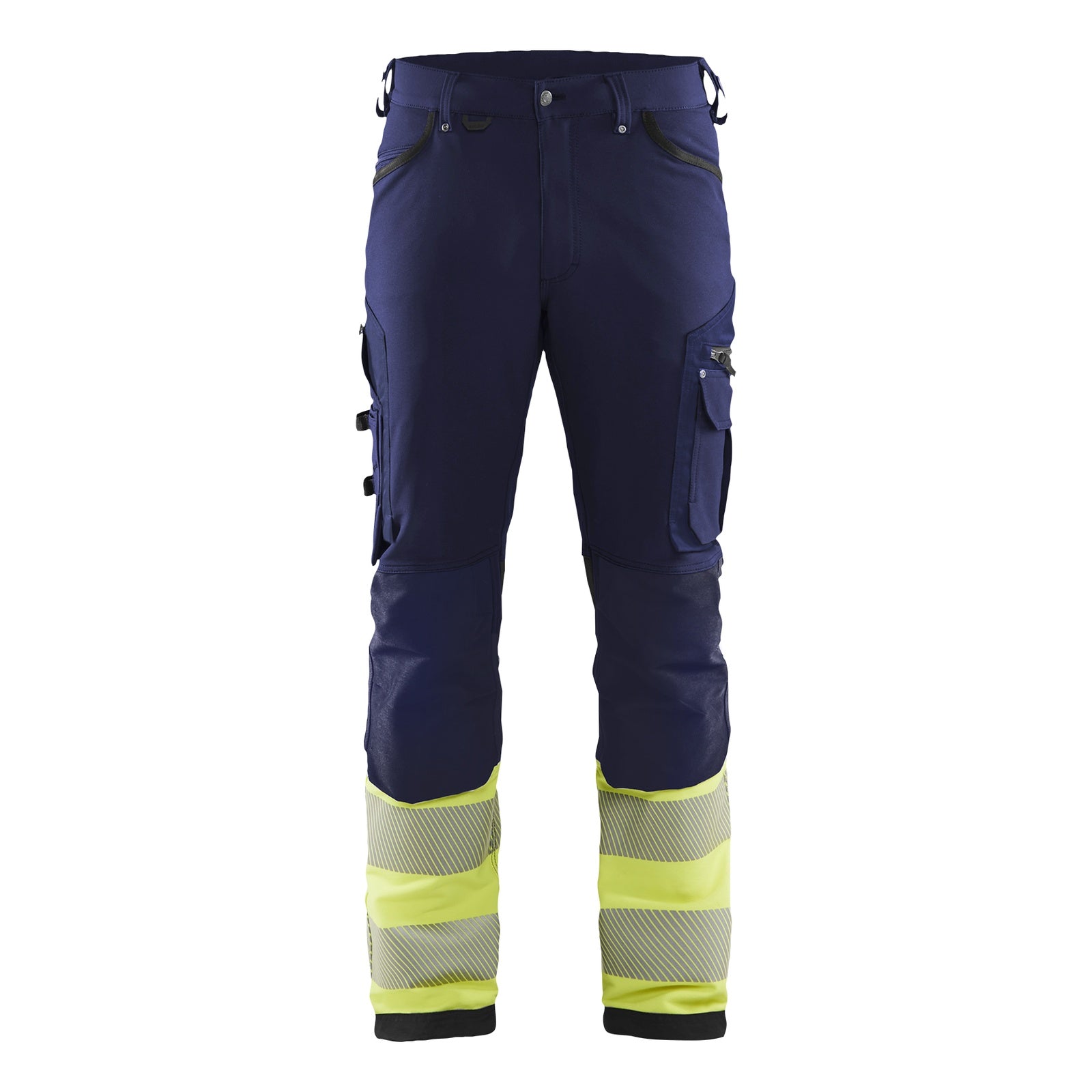 Blaklader BLAKLADER 11931642 | Hi Vis 4 way stretch trousers Hi Vis Reflective Work Trousers Men - Water Repellent - 119316428933