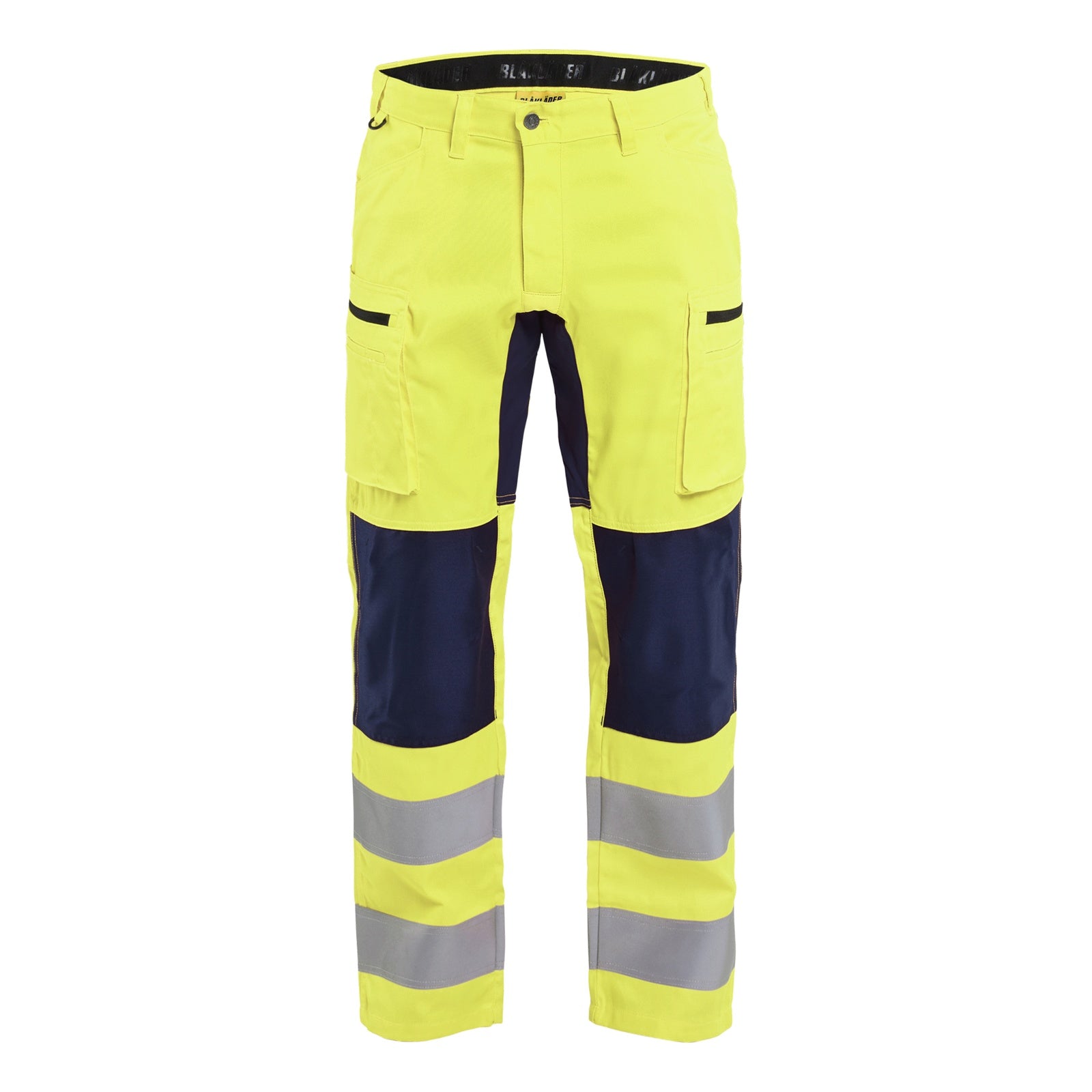 Blaklader BLAKLADER 15851811 | Hi Vis trousers with stretch Hi Vis Reflective Work Trousers Men - Class 2 Certified - 158518113389