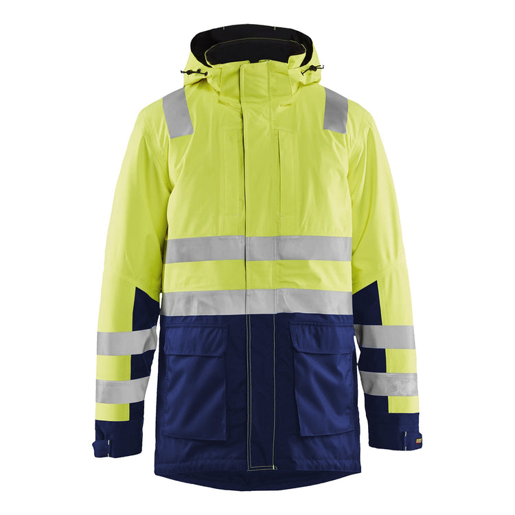 Blaklader BLAKLADER 44951987 Winter Parka Hi vis Hi Vis Reflective Parka Work Jacket MEN - Waterproof - 449519873389