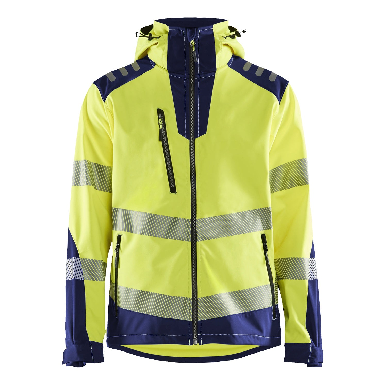 Blaklader BLAKLADER 44912513 Hi Vis Softshell jacket Hi Vis Reflective Softshell Work Jacket MEN - Waterproof - 449125133389