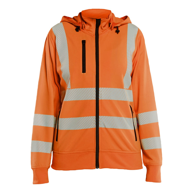 Blaklader BLAKLADER 35742538 Hi Vis Reflective Hoodie Work Sweatshirt WOMEN - Detachable Hood - 357425385300