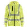 Blaklader BLAKLADER 35652538 Hi Vis Hoodie Full Zip Hi Vis Reflective Hoodie Work Sweatshirt MEN - Breathable - 356525383300
