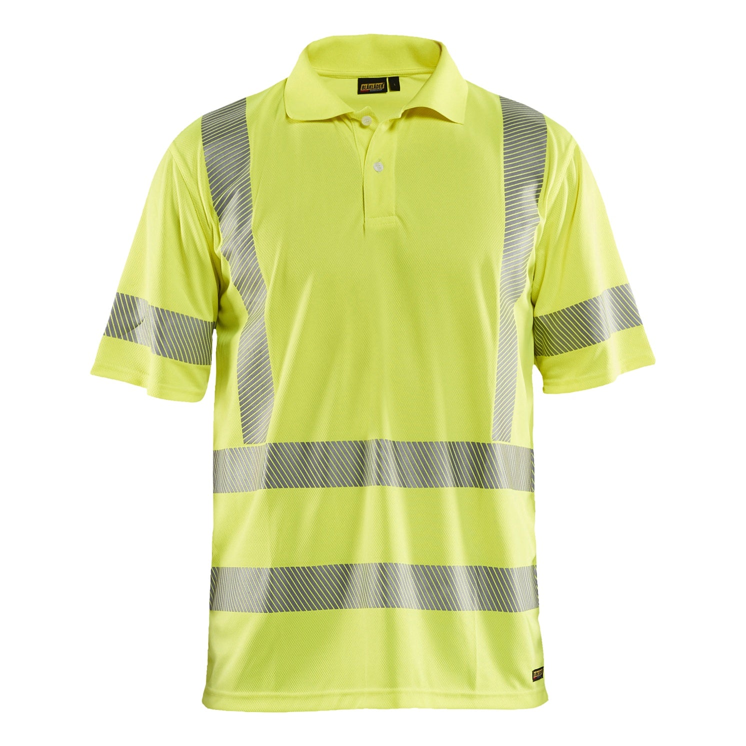 Blaklader BLAKLADER 34281013 UV PROTECTED HI VIS POLO SHIRT Hi Vis Reflective Short Sleeve Work Polo MEN - 100% Polyester - 342810133300