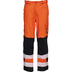 ELKA Rainwear - Visible Xtreme Recycled Waist Trousers - Fluorescent Orange/Black