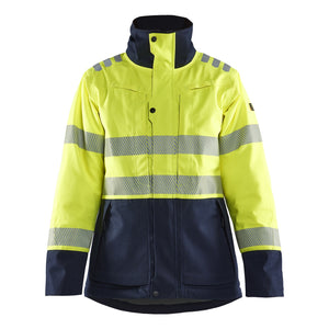 Blaklader BLAKLADER 49171534 Women's Multinorm winter jacket Hi Vis Reflective Work Jacket WOMEN - Flame Resistant - 491715343389