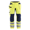 Blaklader BLAKLADER 15521811 | Hi Vis Trousers with Stretch Hi Vis Reflective Work Trousers Men - Class 2 Visibility - 155218113389
