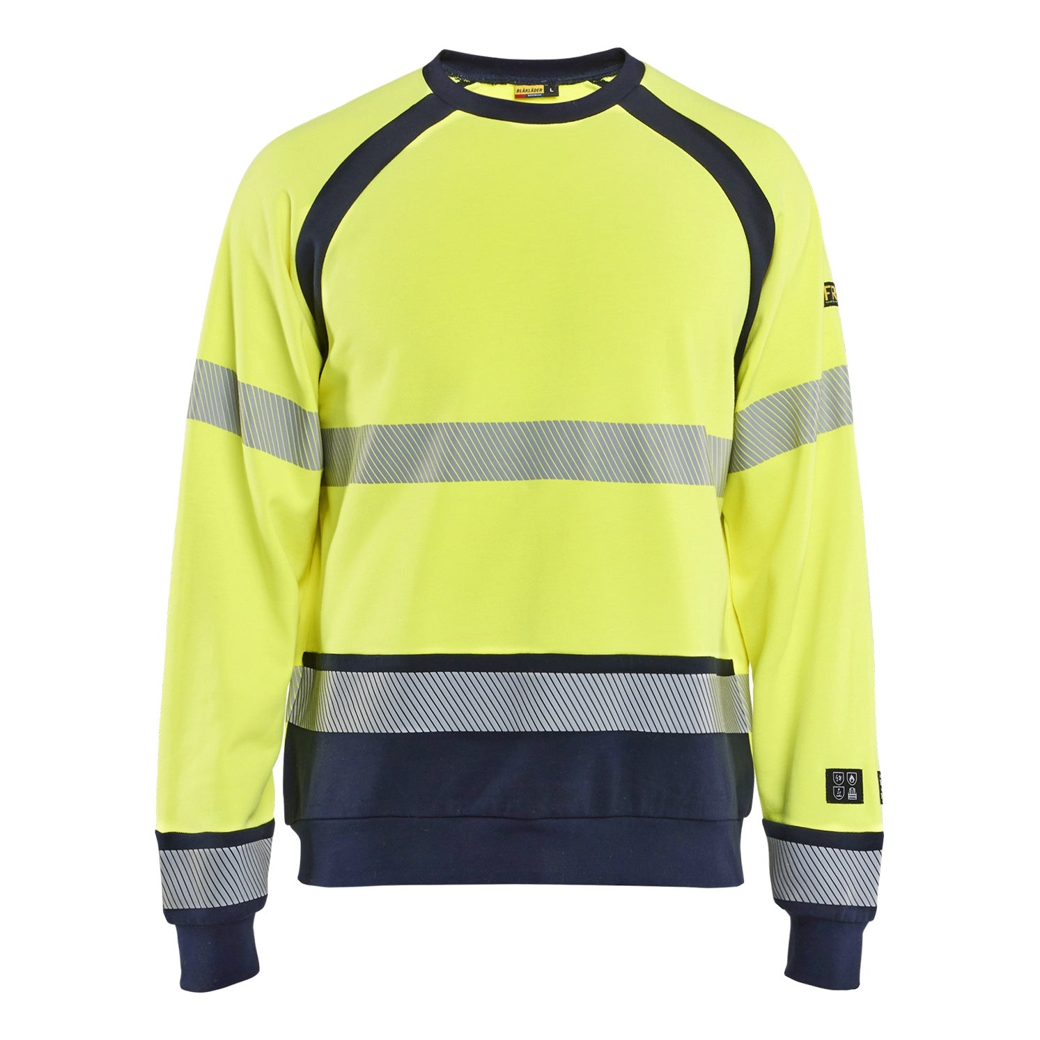 Blaklader BLAKLADER 30881762 Sweatshirt Multinorm Hi Vis Reflective Work Sweatshirt MEN - Flame Retardant - 308817623389