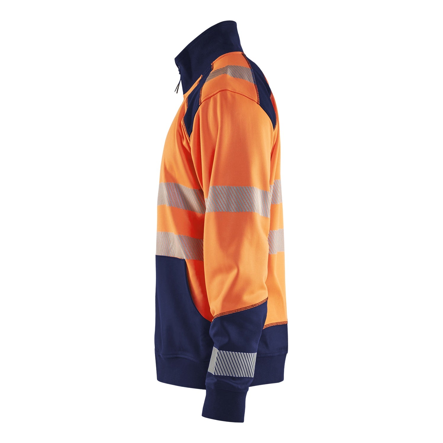 Blaklader BLAKLADER 35582528 Hi Vis Reflective Full Zip Work Sweatshirt MEN - Brushed Inside - 355825285389_CL
