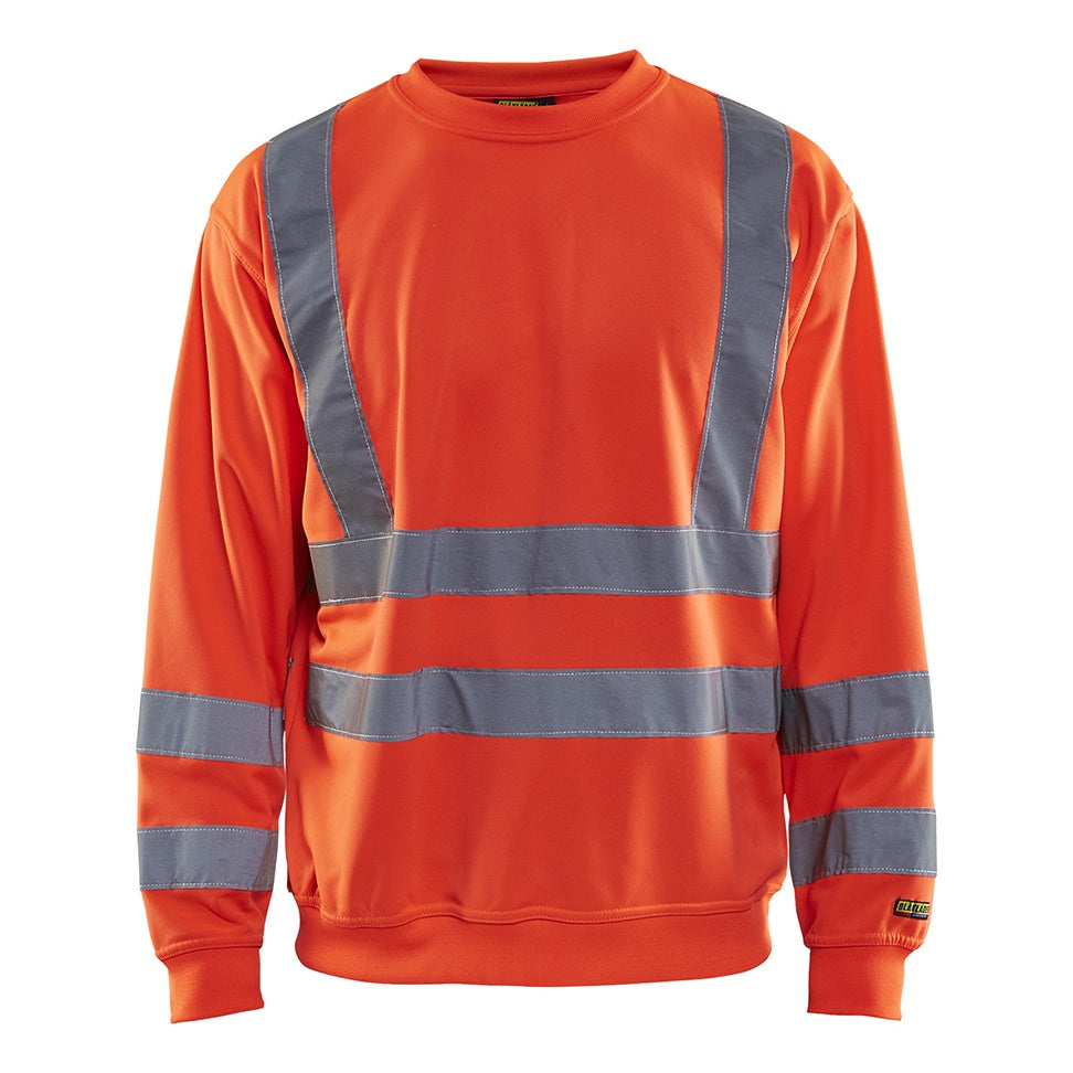 Blaklader BLAKLADER 33411974 Hi Vis Reflective Work Sweatshirt MEN - 100% Polyester - 334119745500