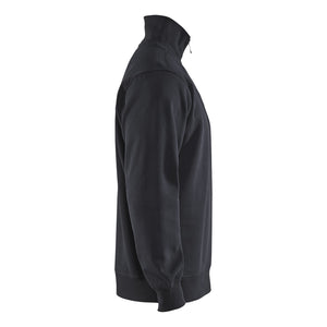 Blaklader BLAKLADER 33651048 Sweatshirt With Collar Half-zip Work Sweatshirt MEN - Brushed Inside - 336510489900_CR