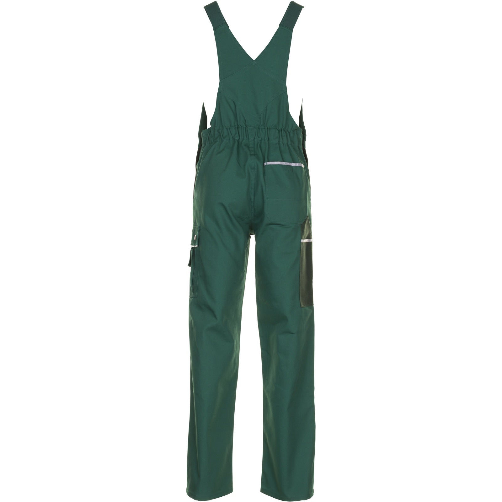 Planam Canvas 320 Dungarees green/green - Model view 2