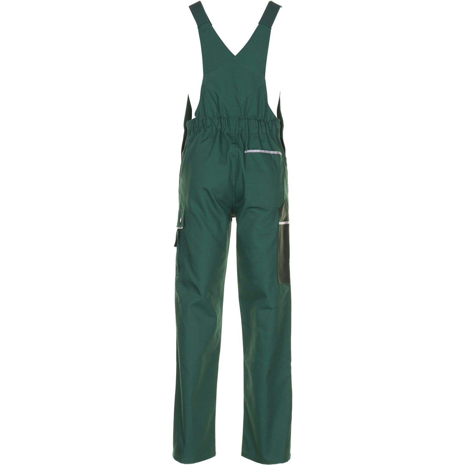 Planam Canvas 320 Dungarees green/green - Model view 2