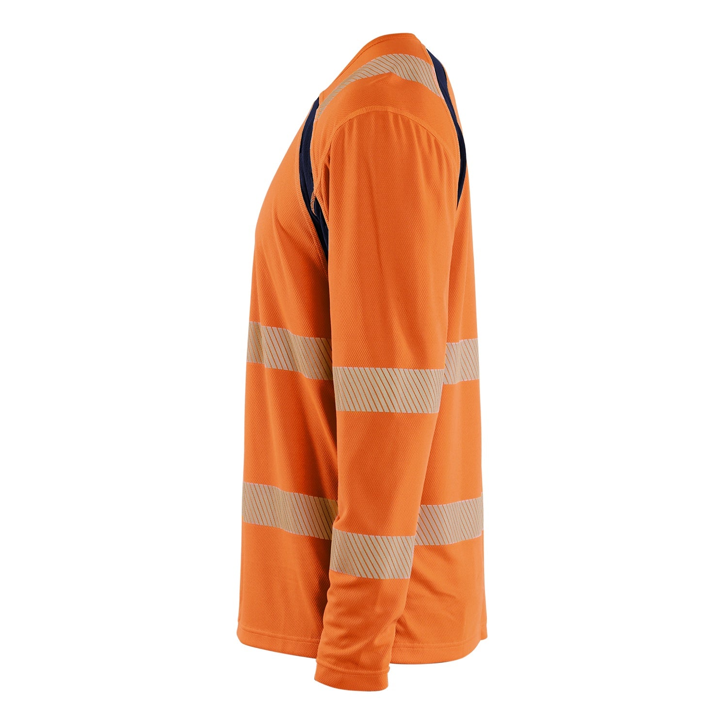 Blaklader BLAKLADER 35991013 Hi Vis UV Protected Long Sleeved T Shirt Hi Vis Reflective Long Sleeve Work T-Shirt MEN - 100% Polyester - 359910135389_CL