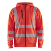 Blaklader BLAKLADER 35652538 Hi Vis Hoodie Full Zip Hi Vis Reflective Hoodie Work Sweatshirt MEN - Breathable - 356525385500