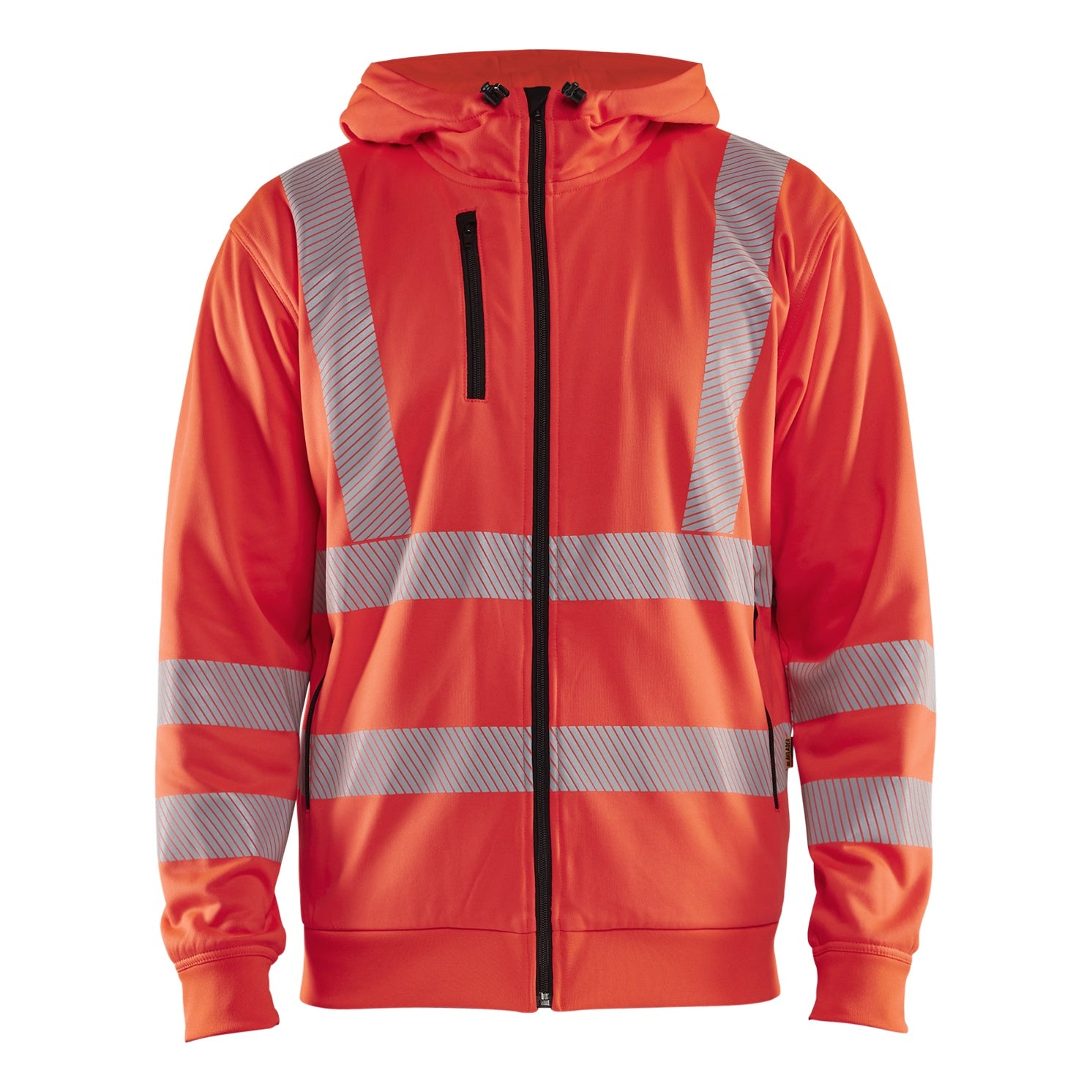 Blaklader BLAKLADER 35652538 Hi Vis Hoodie Full Zip Hi Vis Reflective Hoodie Work Sweatshirt MEN - Breathable - 356525385500