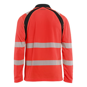 Blaklader BLAKLADER 35981013 UV Protected Long Sleeved Polo Shirt Hi Vis Hi Vis Reflective Long Sleeve Work Polo MEN - 100% Polyester - 359810135599_2