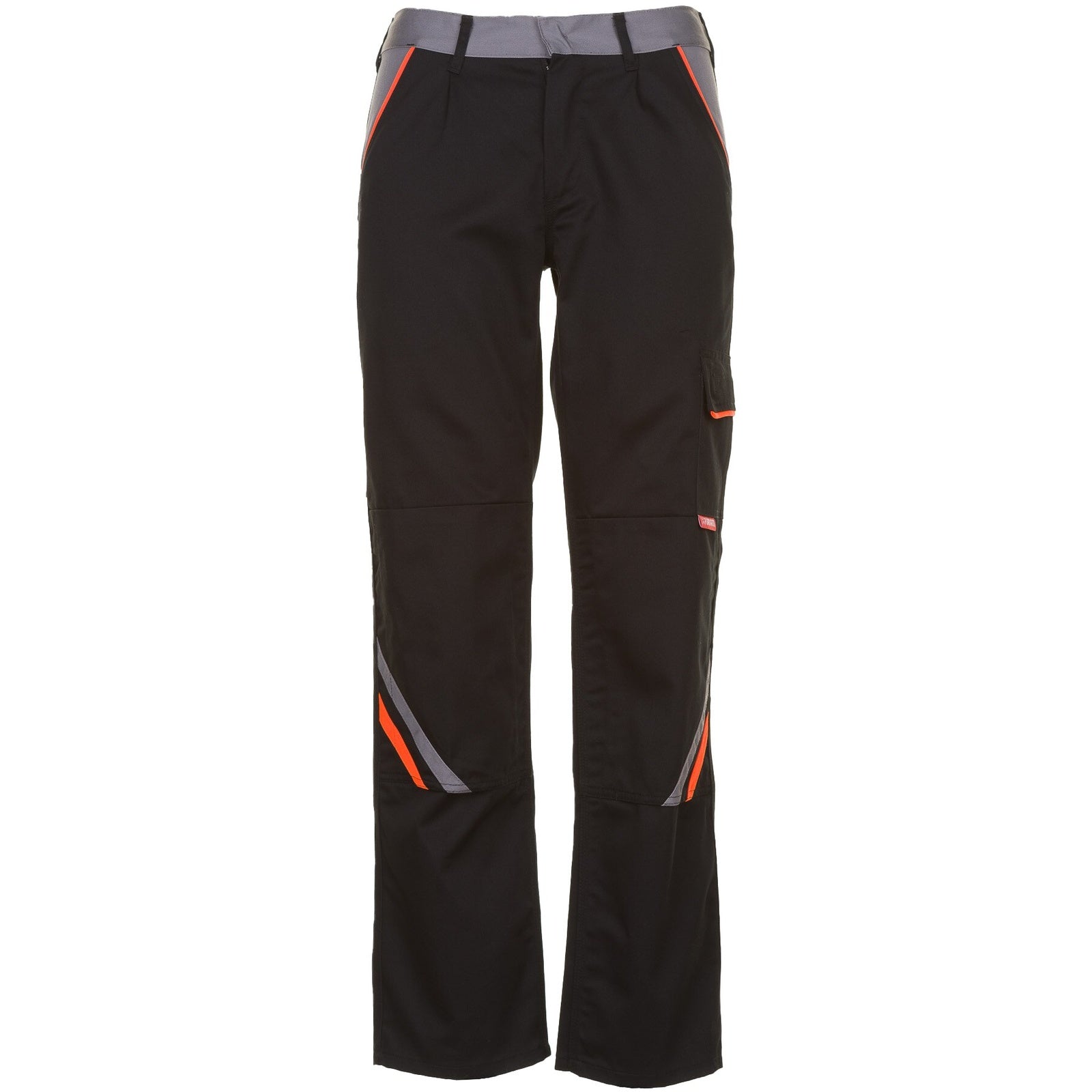 Planam Visline Trousers black/orange/zinc - Model view 1