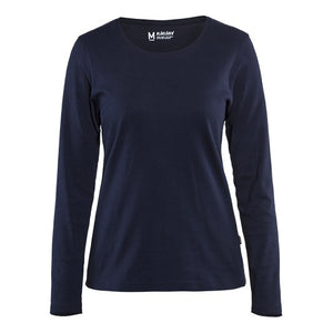 Blaklader BLAKLADER 33011032 Women's Long Sleeved T Shirt Long Sleeve Work T-Shirt WOMEN - 100% Cotton - 330110328900