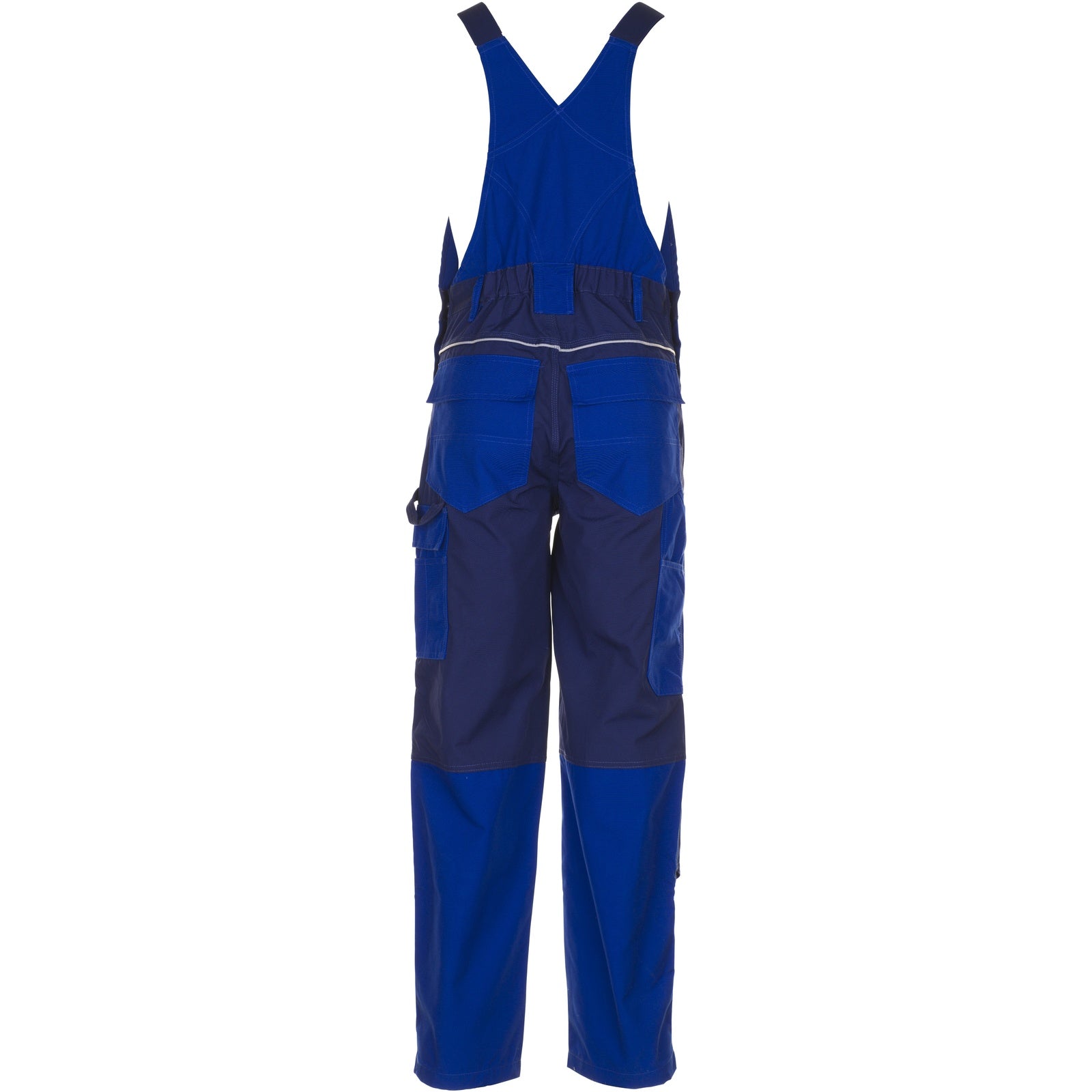 Planam Plaline Dungarees royal blue/navy - Model view 2