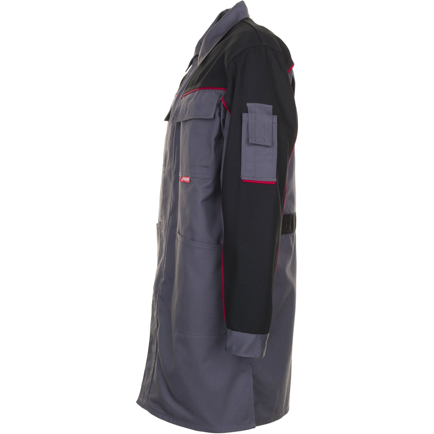 Planam Highline Men´s Coat slate/black/red - Model view 4