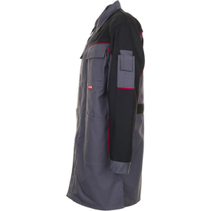 Planam Highline Men´s Coat slate/black/red - Model view 4