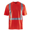 Blaklader BLAKLADER 33821011 UV T SHIRT HI VIS Hi Vis Reflective Short Sleeve Work T-Shirt MEN - 100% Polyester - 338210115500