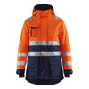 Blaklader BLAKLADER 44721987 Women's Hi vis Winter Parka Hi Vis Reflective Parka Work Jacket WOMEN - Waterproof - 447219875389