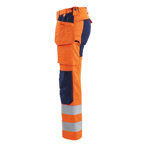Blaklader BLAKLADER 71631811 | Women's Hi Vis trousers with stretch Hi Vis Reflective Work Trousers Women - Class 2 Certified - 716318115389_CL