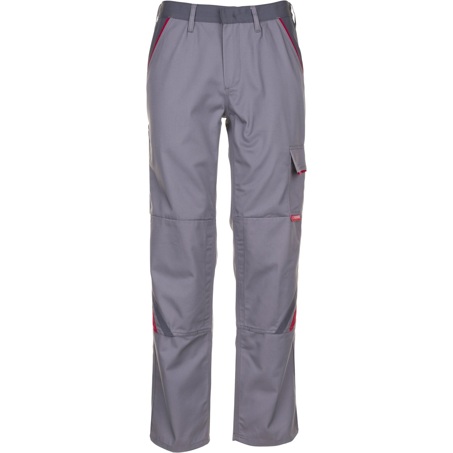 Planam Highline Trousers zinc/slate/red - Model view 1
