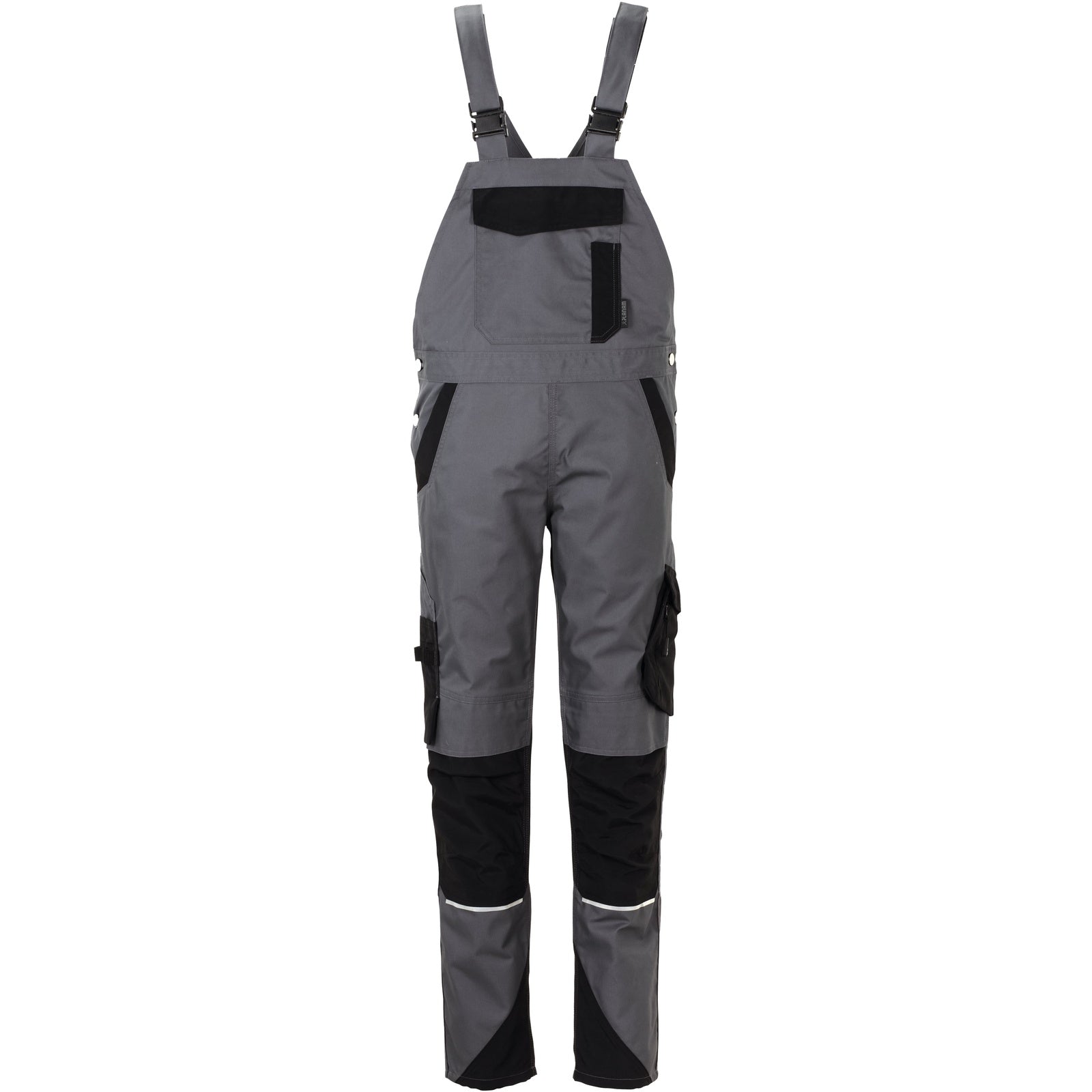 Planam Norit Women's dungarees slate/black - Model view 1