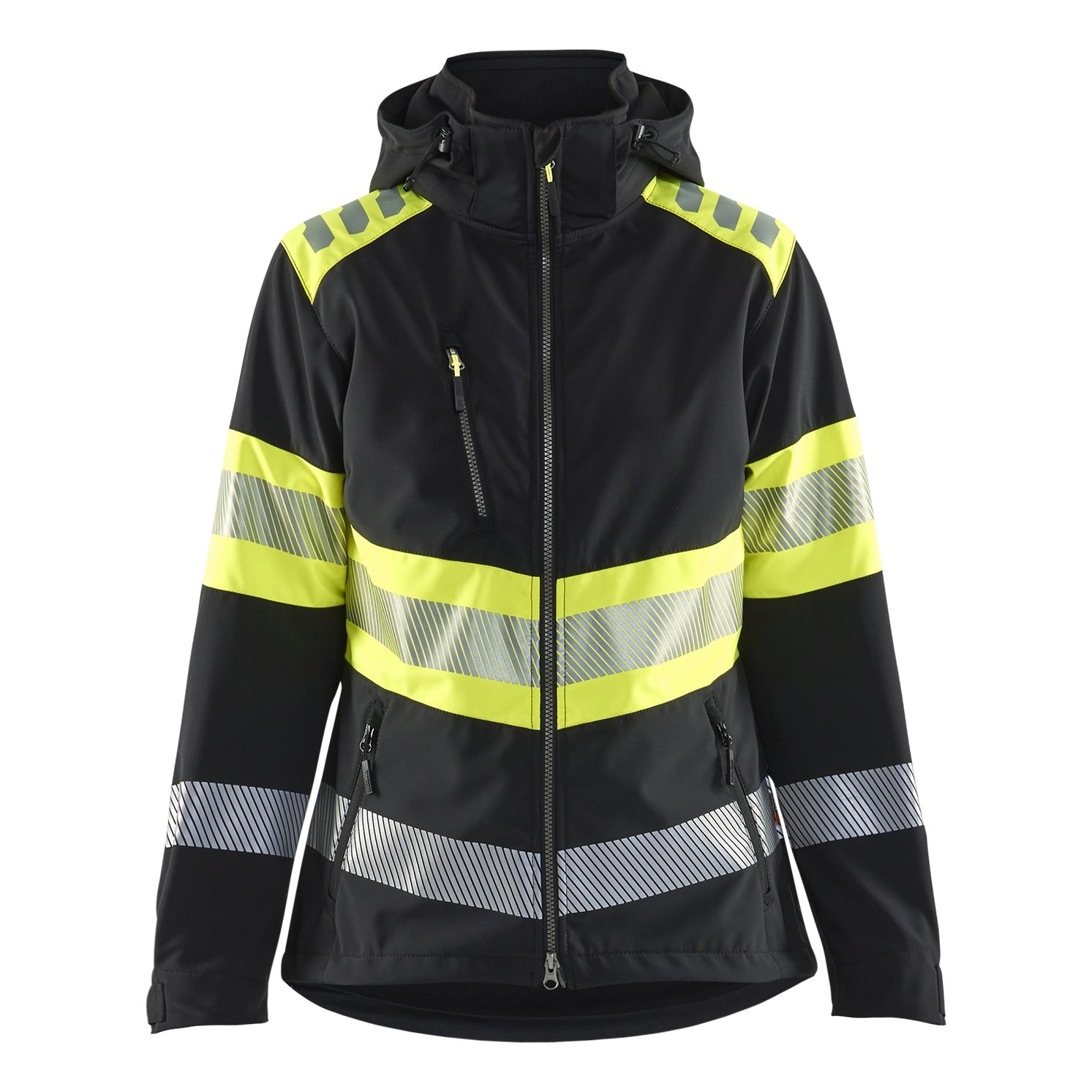 Blaklader BLAKLADER 44042513 Women’s Hi Vis Softshell Jacket Hi Vis Reflective Softshell Work Jacket WOMEN - Waterproof - 440425139933